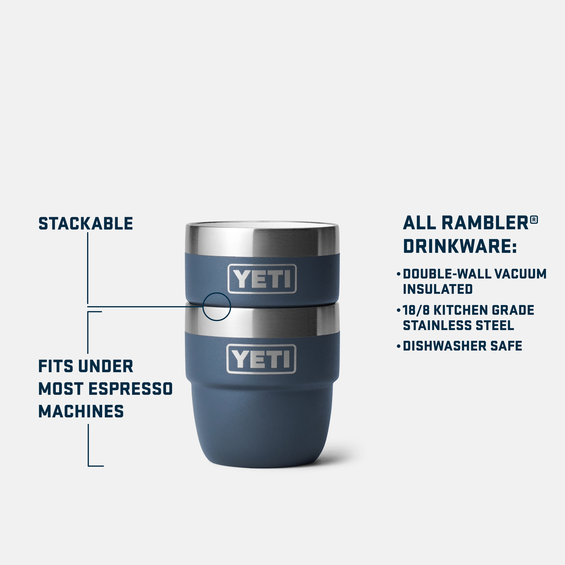 Rambler® 4 oz Stackable Cups - Image 4