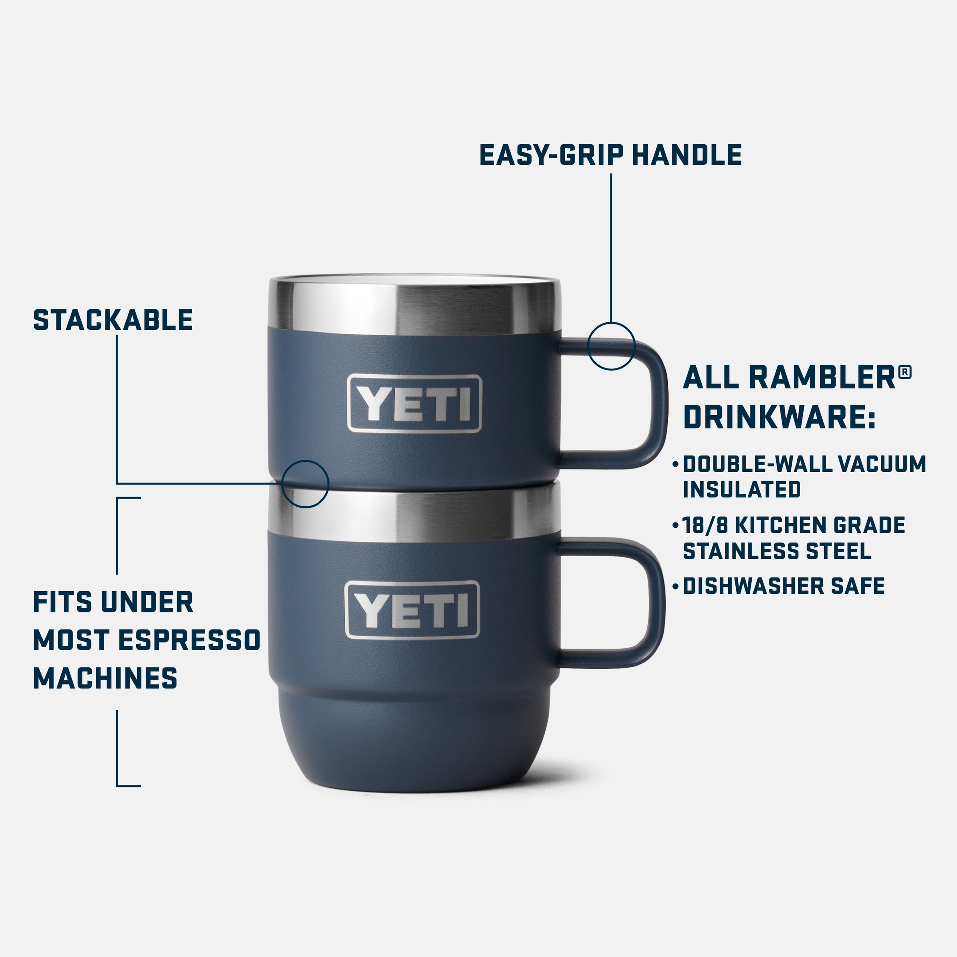 Rambler® 6 oz Stackable Mugs - Image 3