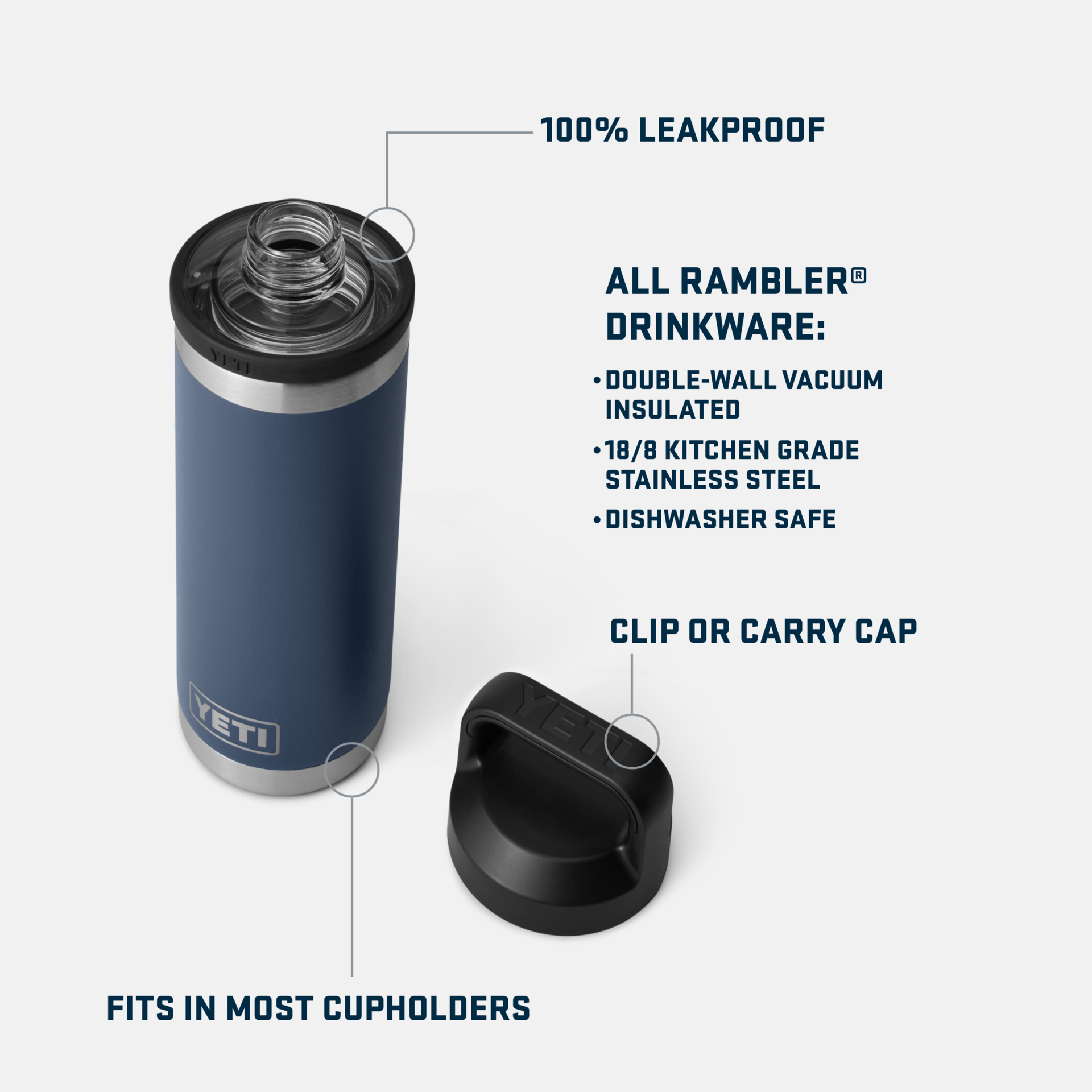 Rambler® 18 oz Water Bottle - Image 3