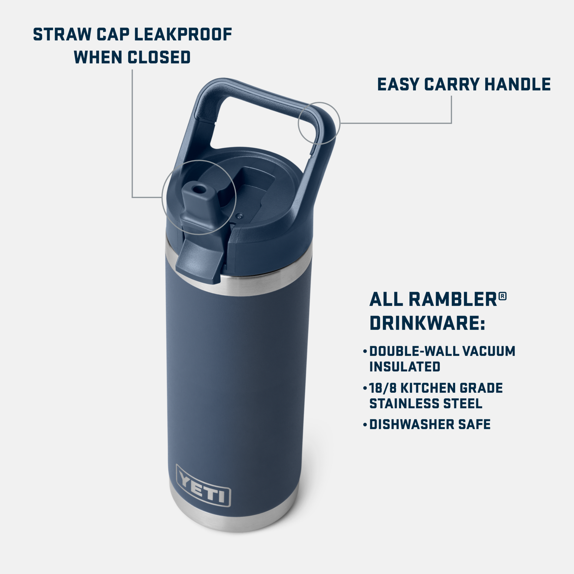 Rambler® 18 oz Water Bottle - Image 3