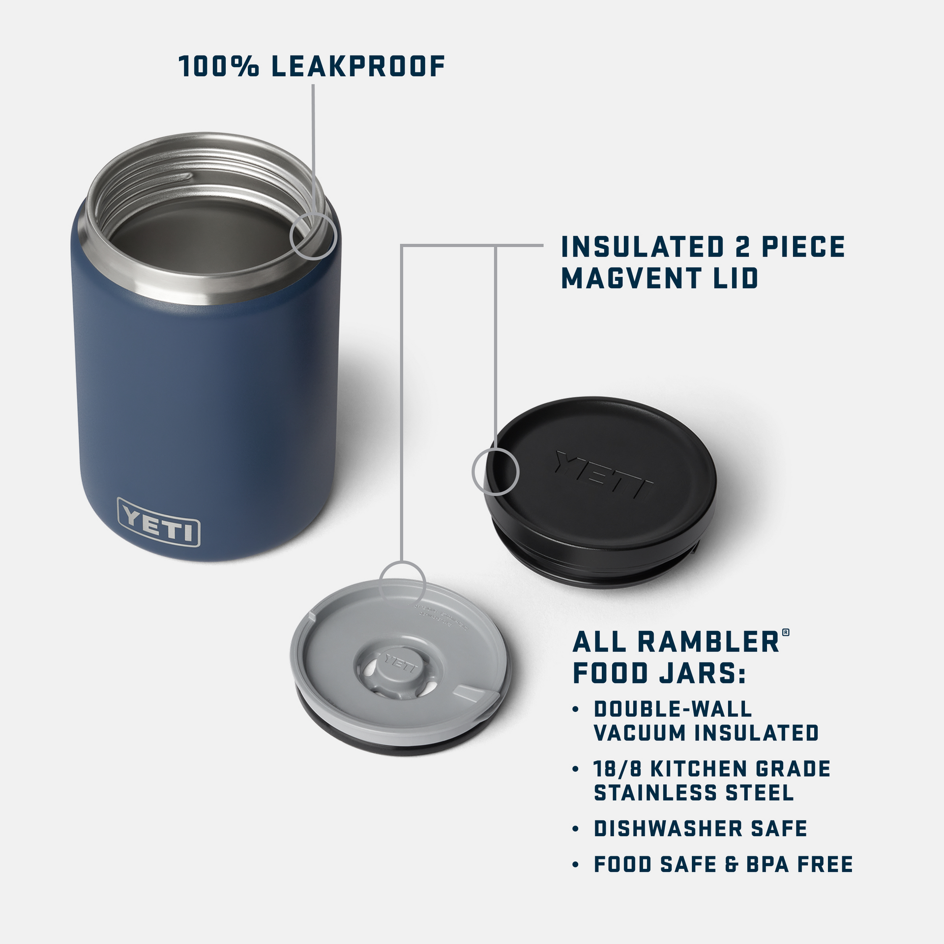 Rambler® 24 oz Insulated Food Jar - Image 3
