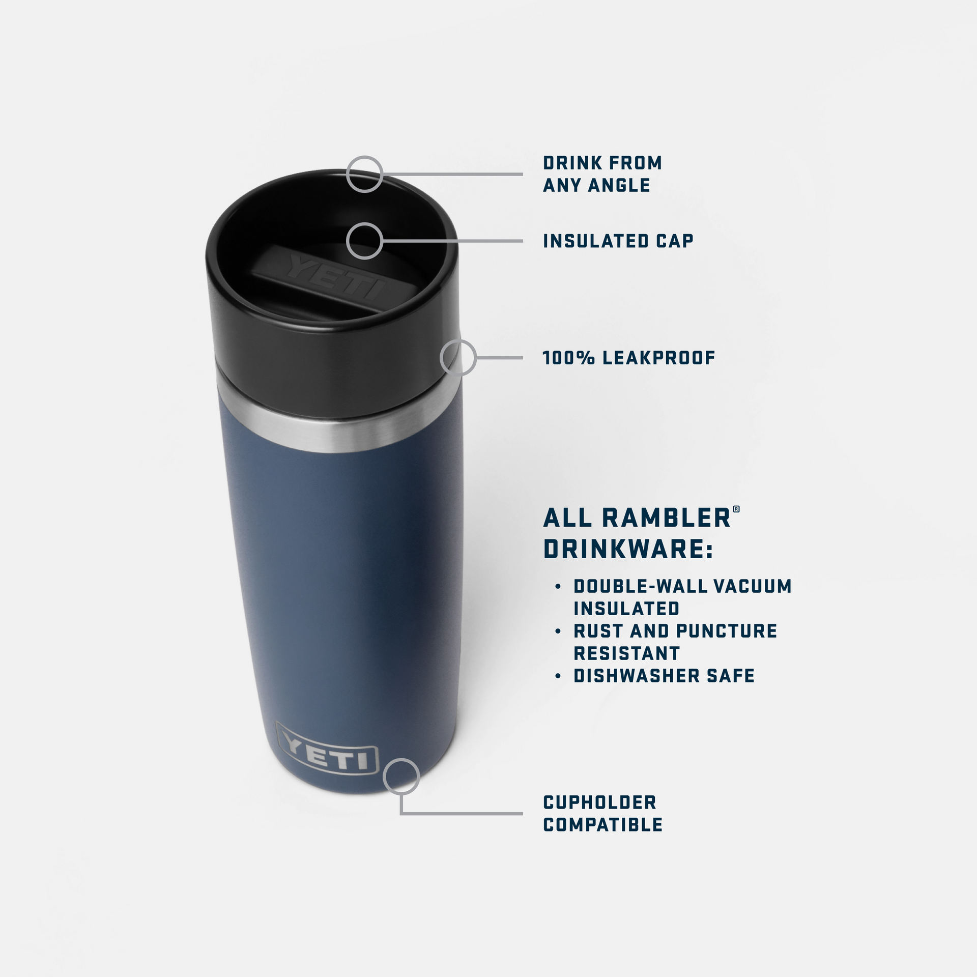 Rambler® 16 oz Travel Bottle - Image 3