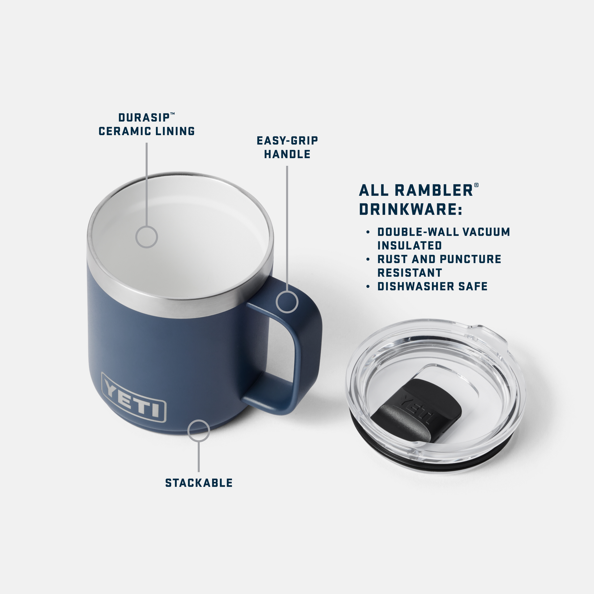 Rambler® 10 oz Stackable Mug - Image 4