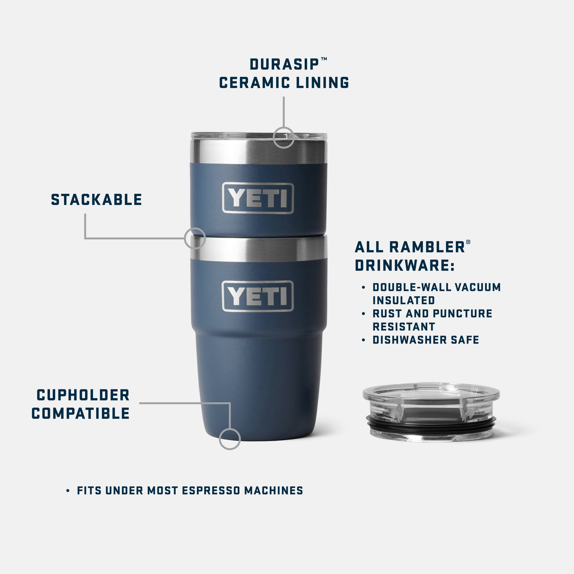 Rambler® 8 oz Stackable Cup - Image 3