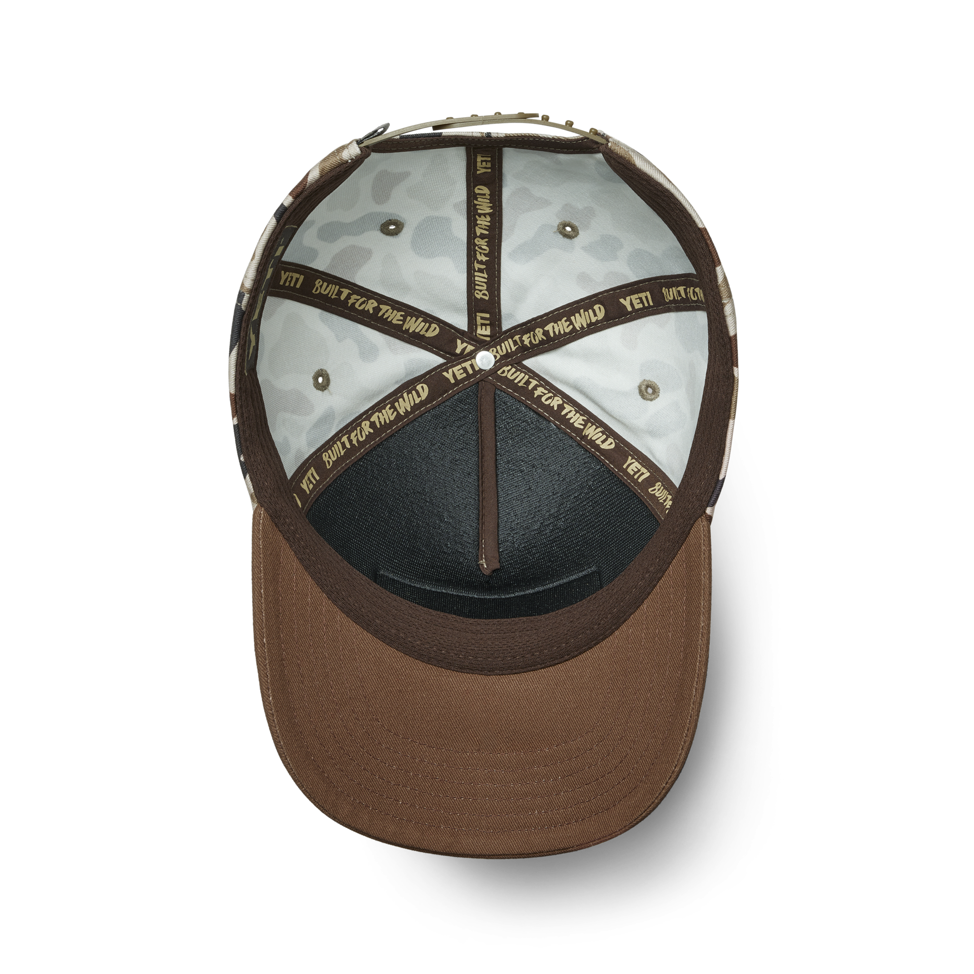 Wetlands Camo Logo Badge Mid Pro Flat Brim Hat - Image 5