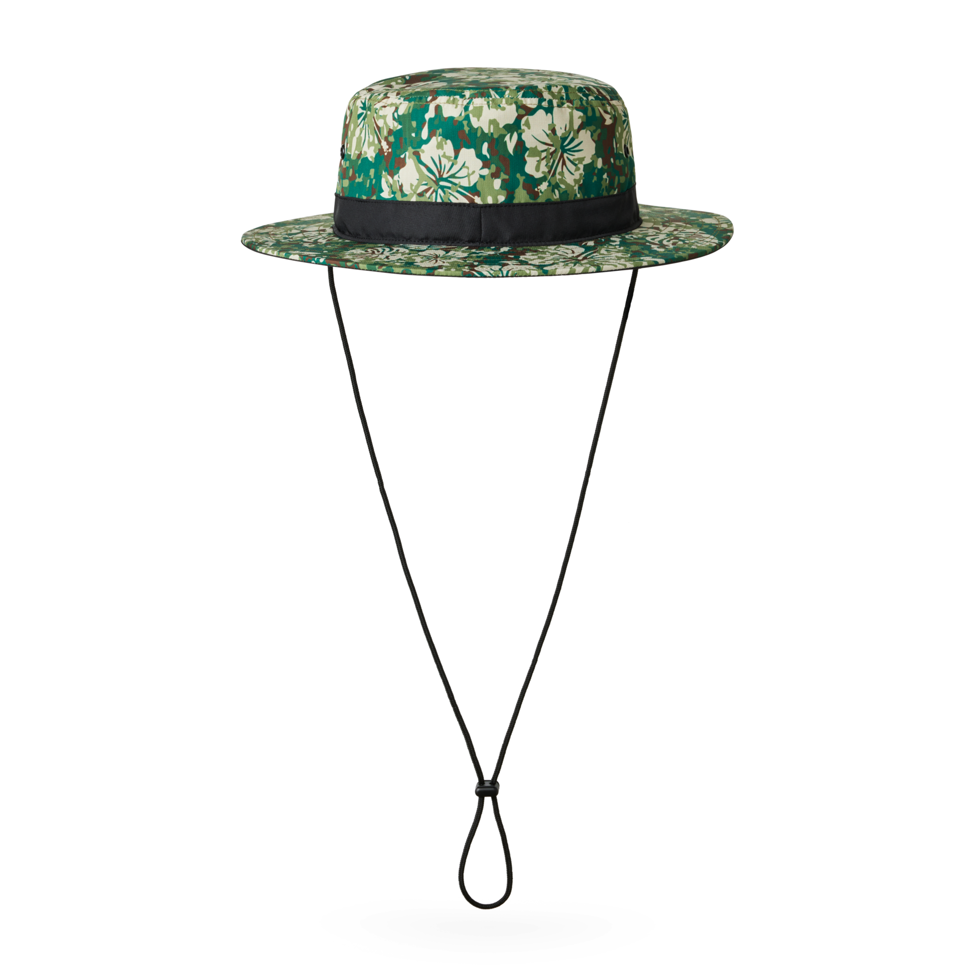 Hibiscus Print Logo Boonie Hat - Image 3