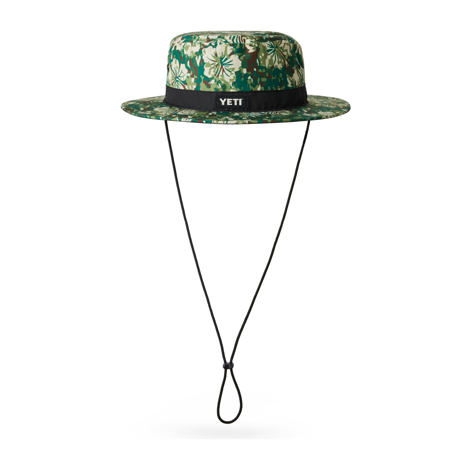 Hibiscus Print Logo Boonie Hat