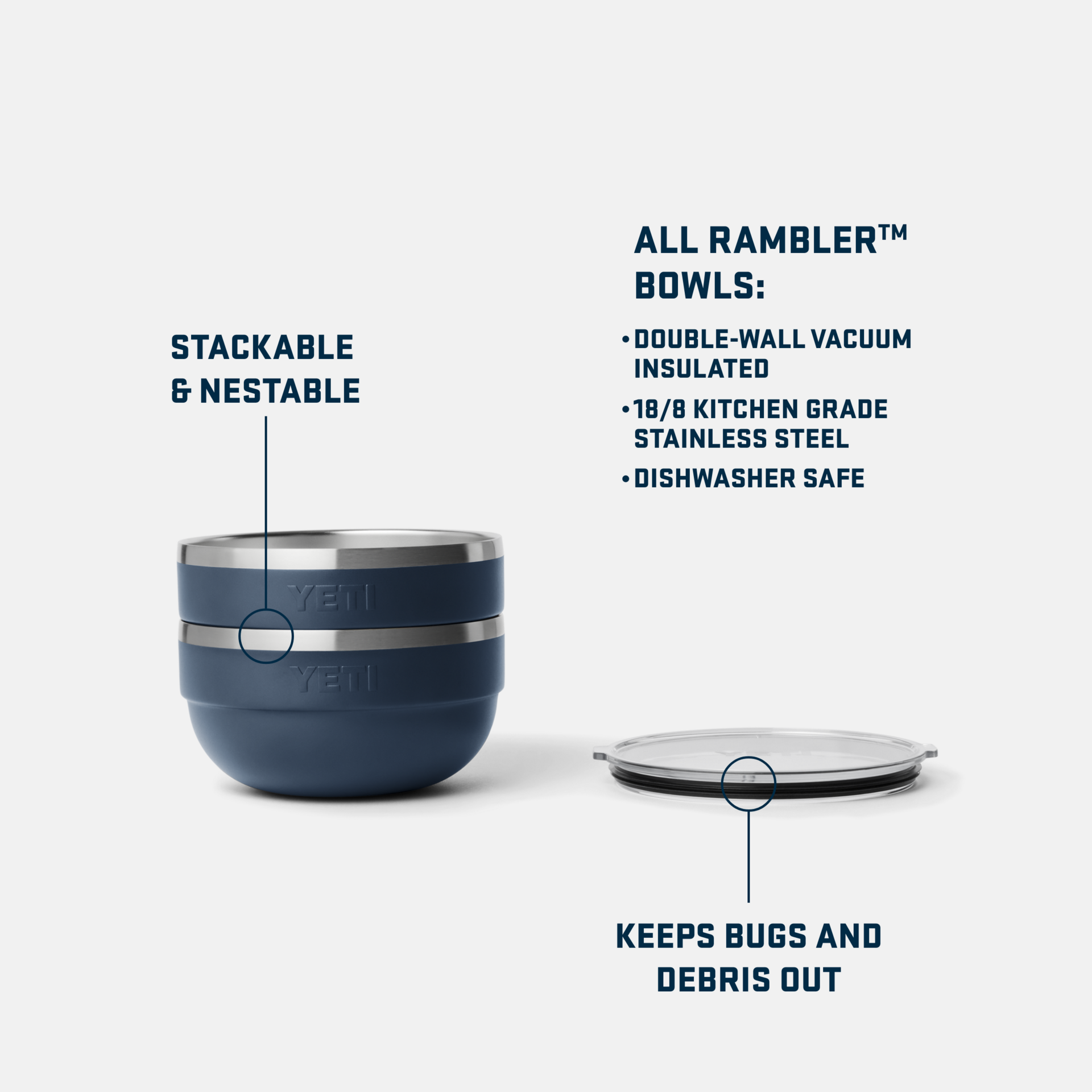 Rambler® 2 QT Insulated Bowl - Image 3