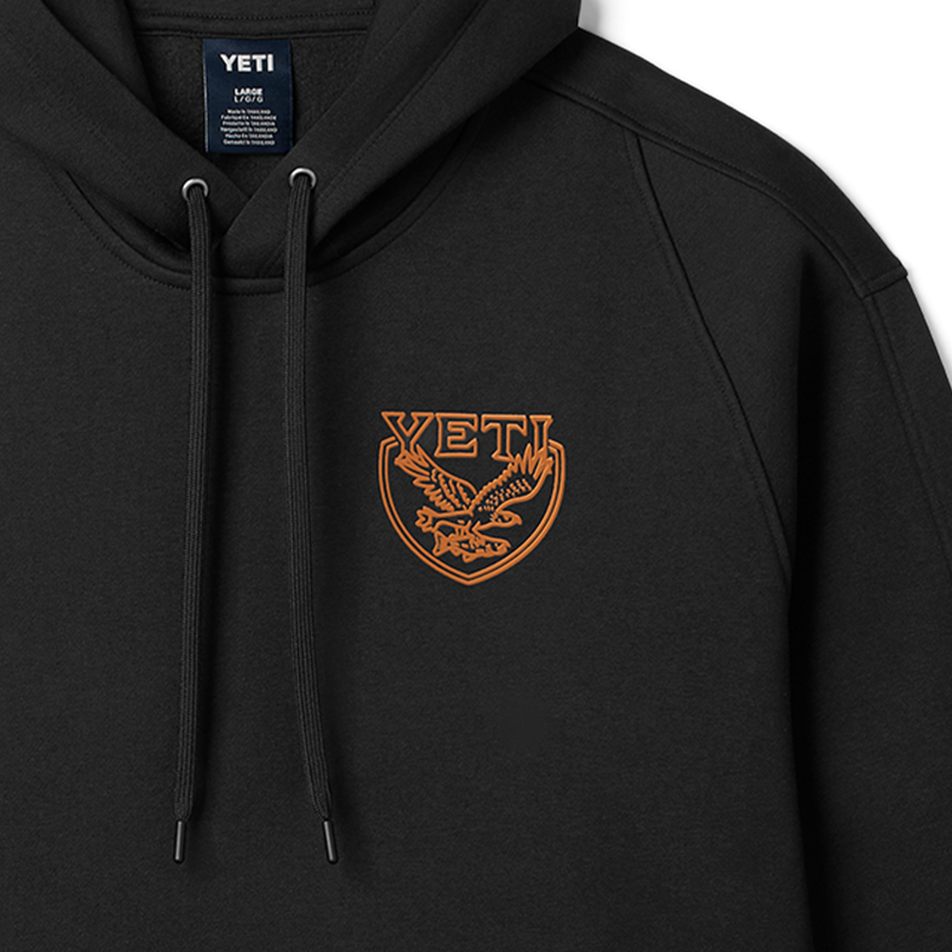 Eagle Badge Fleece Hoodie - Image 3